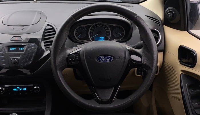 2018 Ford Figo Aspire TITANIUM 1.2 PETROL, Petrol, Manual, 35,945 km, Steering Wheel Close Up