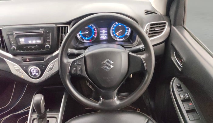 2017 Maruti Baleno DELTA CVT PETROL 1.2, Petrol, Automatic, 40,767 km, Steering Wheel Close Up