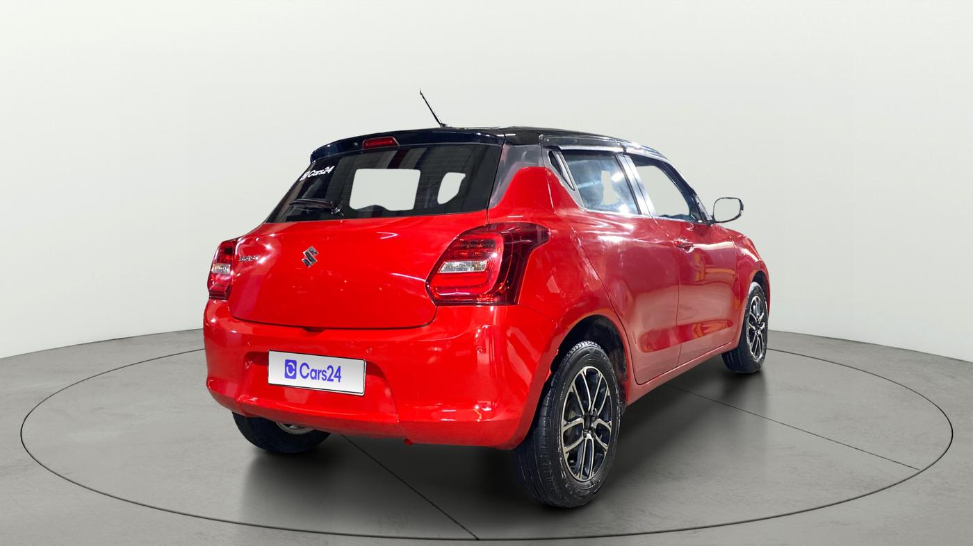 2021 Maruti Swift ZXI PLUS AMT, Petrol, Automatic, 76,604 km, Right Back Diagonal