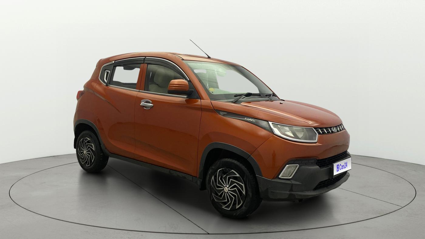 2016 Mahindra Kuv100 K4 5 STR, Petrol, Manual, 46,728 km, Right Front Diagonal
