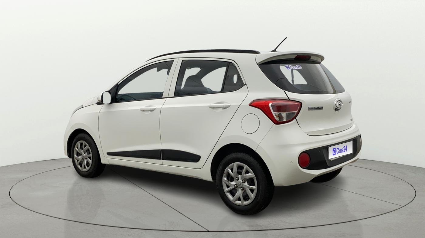 2019 Hyundai Grand i10 SPORTZ 1.2 KAPPA VTVT, Petrol, Manual, 32,910 km, Left Back Diagonal