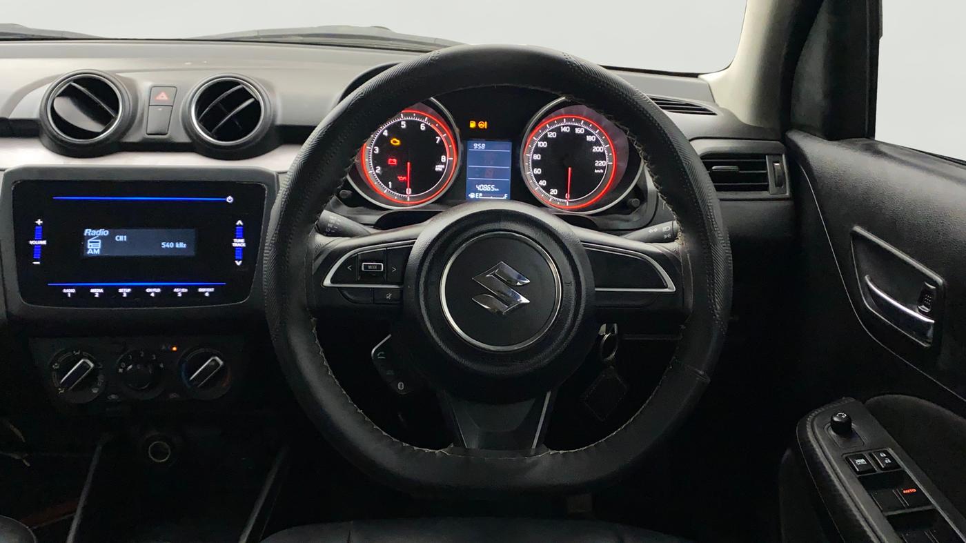 2022 Maruti Swift VXI, Petrol, Manual, 40,862 km, Steering Wheel Close Up