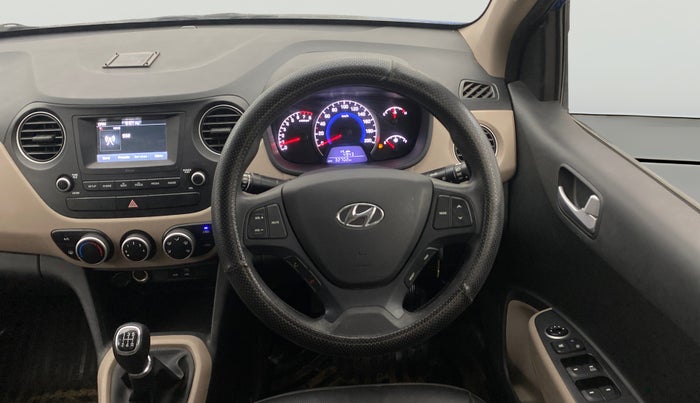 2017 Hyundai Grand i10 SPORTZ 1.2 KAPPA VTVT, Petrol, Manual, 32,676 km, Steering Wheel Close Up