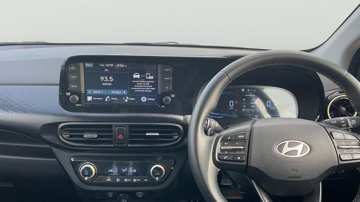 2023 Hyundai EXTER SX(O) 1.2 AMT, Petrol, Automatic, 10,621 km, Air Conditioner