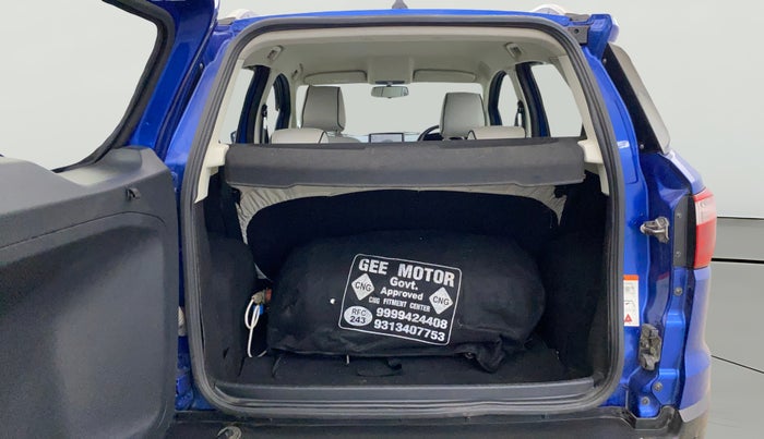 2019 Ford Ecosport TITANIUM 1.5L PETROL, CNG, Manual, 65,800 km, Boot Open Zoomed View