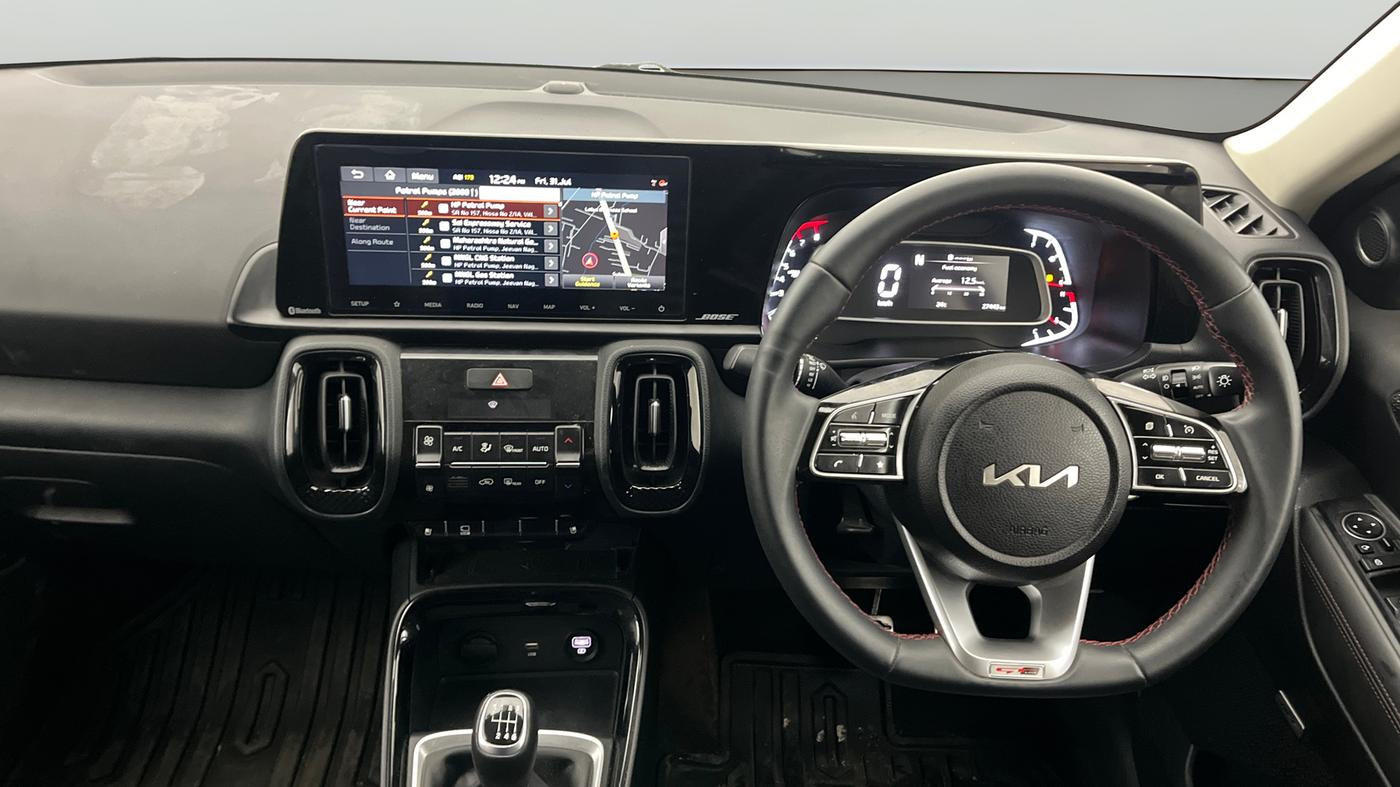 2021 KIA SONET GTX PLUS 1.0 IMT, Petrol, Manual, 27,495 km, Steering Wheel Close Up