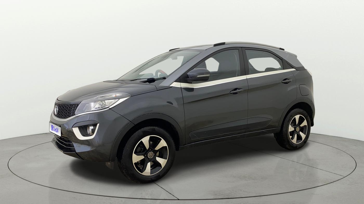 2018 Tata NEXON XZA PLUS DIESEL DUAL TONE, Diesel, Automatic, 1,34,209 km, Left Front Diagonal