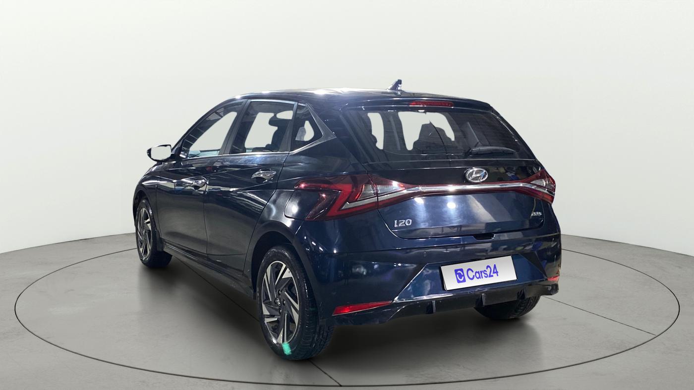 2023 Hyundai NEW I20 ASTA (O) 1.2 IVT, Petrol, Automatic, 19,186 km, Left Back Diagonal