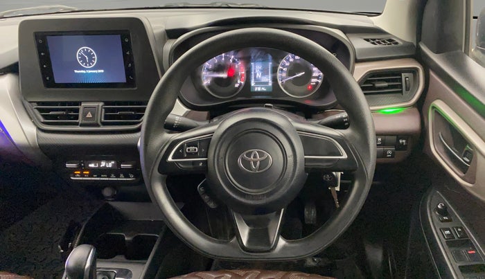 2024 Toyota Urban Cruiser Taisor S 1.2 Petrol AMT, Petrol, Automatic, 37,813 km, Steering Wheel Close Up