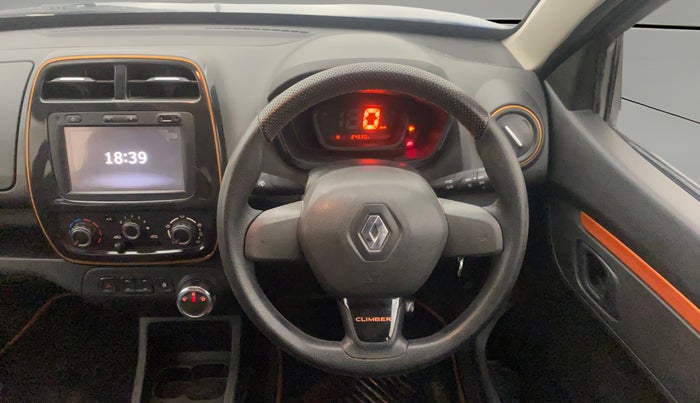 2018 Renault Kwid CLIMBER 1.0 AMT, Petrol, Automatic, 24,622 km, Steering Wheel Close Up
