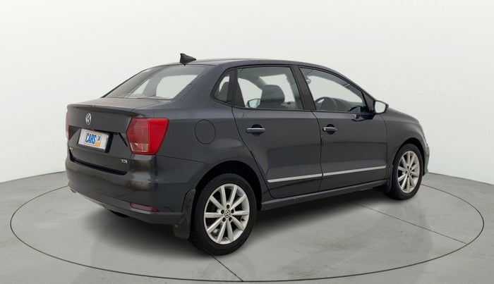 2018 Volkswagen Ameo HIGHLINE PLUS 1.5L AT 16 ALLOY, Diesel, Automatic, 1,42,913 km, Right Back Diagonal