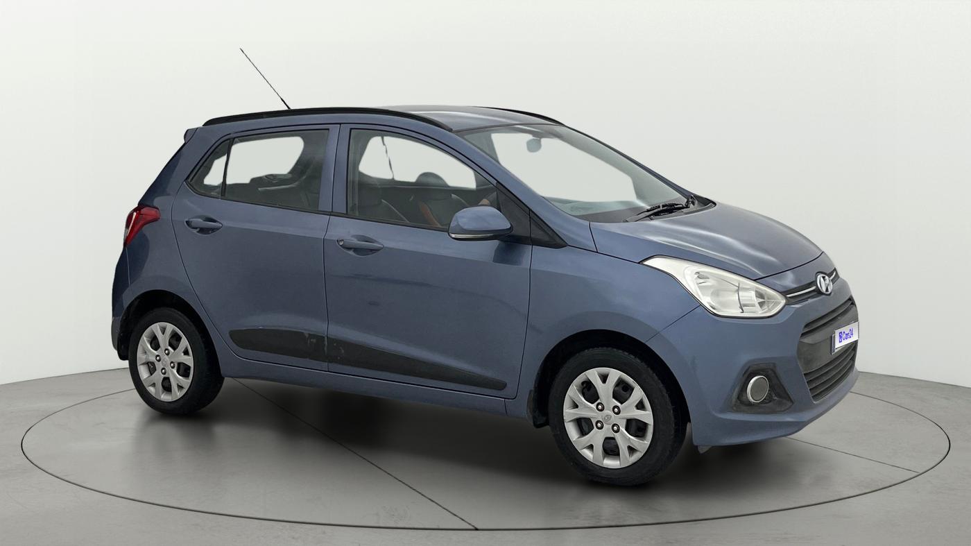 2016 Hyundai Grand i10 SPORTZ 1.2 KAPPA VTVT, Petrol, Manual, 53,089 km, Right Front Diagonal