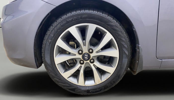 2014 Hyundai Verna FLUIDIC 1.6 CRDI SX AT, Diesel, Automatic, 81,531 km, Left Front Wheel