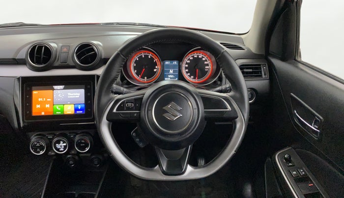 2021 Maruti Swift ZXI AMT, Petrol, Automatic, 9,258 km, Steering Wheel Close Up
