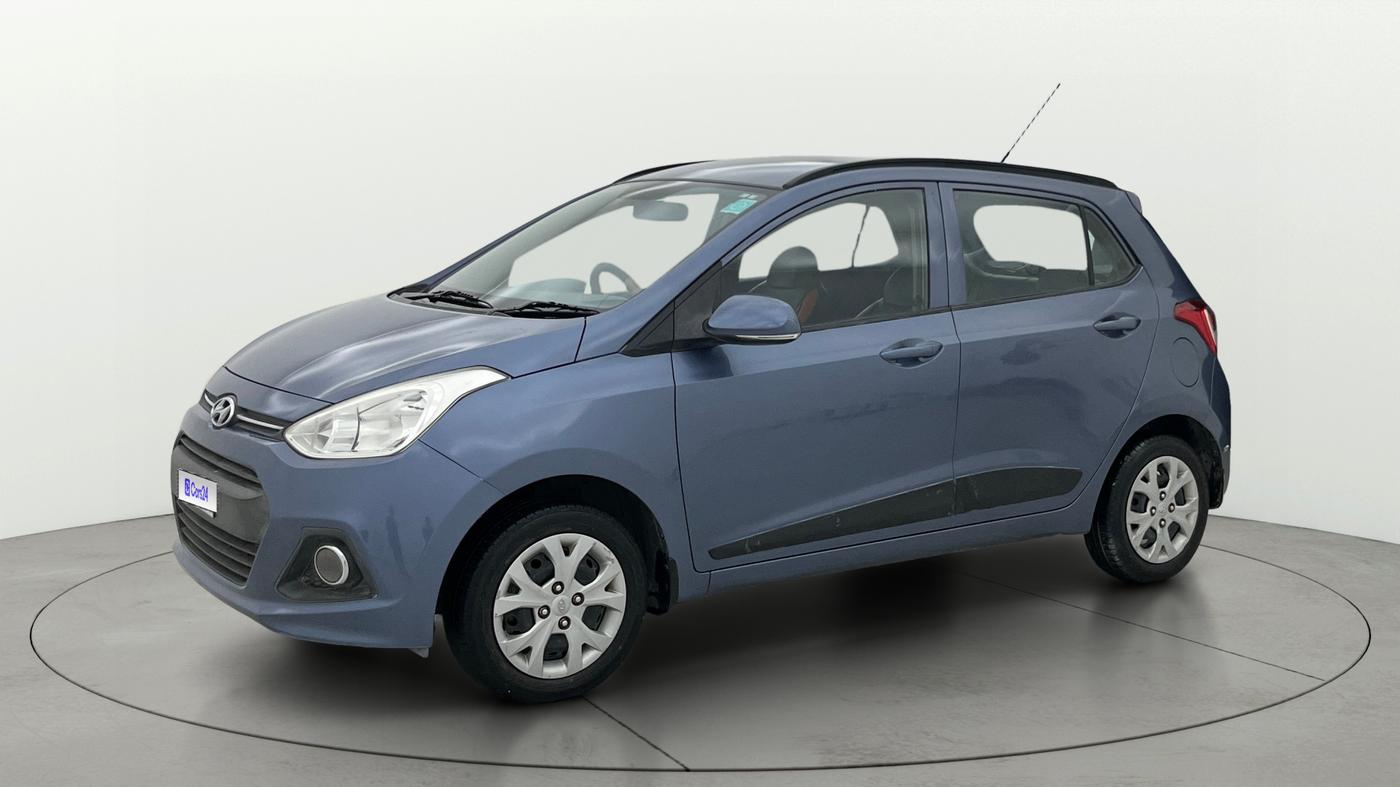 2016 Hyundai Grand i10 SPORTZ 1.2 KAPPA VTVT, Petrol, Manual, 53,089 km, Left Front Diagonal