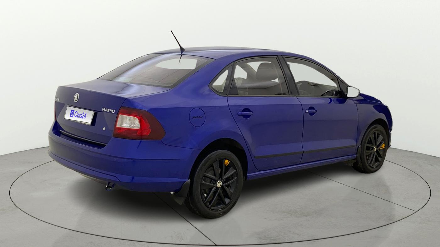 2020 Skoda Rapid AMBITION AT TSI, Petrol, Automatic, 1,03,591 km, Right Back Diagonal