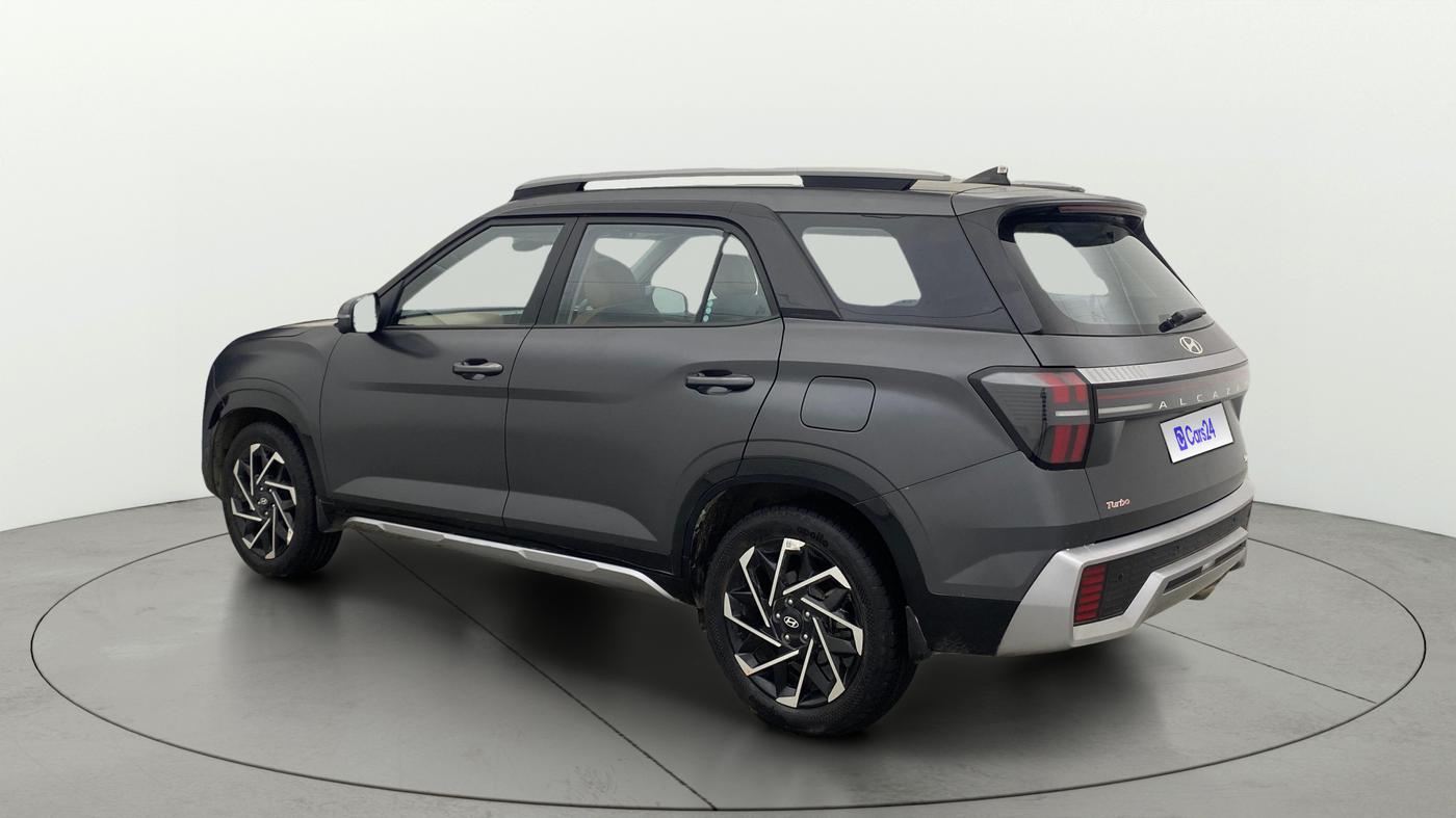 2024 Hyundai ALCAZAR Signature 7 STR 1.5 Turbo GDi Petrol DCT, Petrol, Automatic, 7,165 km, Left Back Diagonal