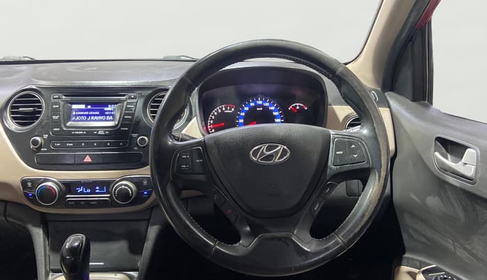 2014 Hyundai Xcent SX AT 1.2 (O), Petrol, Automatic, 44,934 km, Steering Wheel Close Up