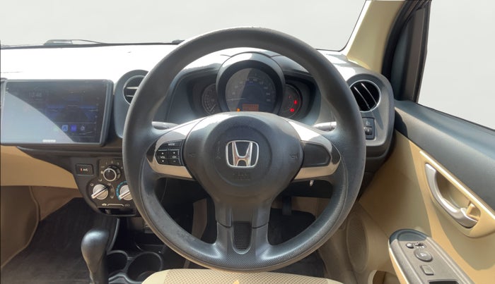 2015 Honda Brio VX AT, Petrol, Automatic, 80,015 km, Steering Wheel Close Up
