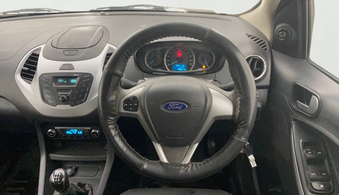 2017 Ford New Figo TITANIUM 1.2 PETROL MT, CNG, Manual, 49,040 km, Steering Wheel Close Up