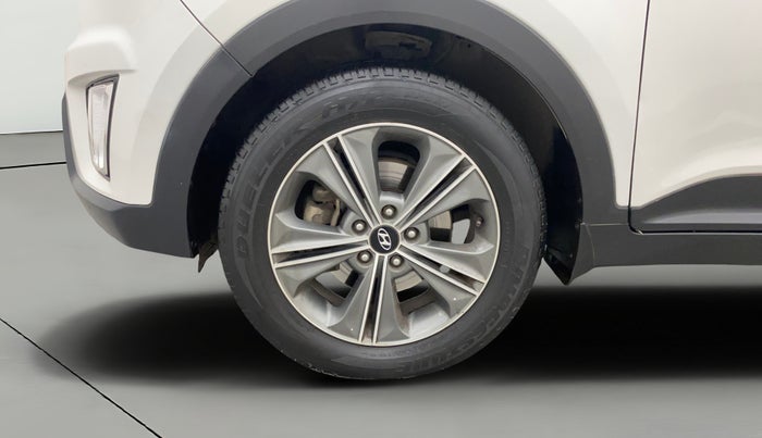 2017 Hyundai Creta SX PLUS AT 1.6 PETROL, Petrol, Automatic, 72,401 km, Left Front Wheel