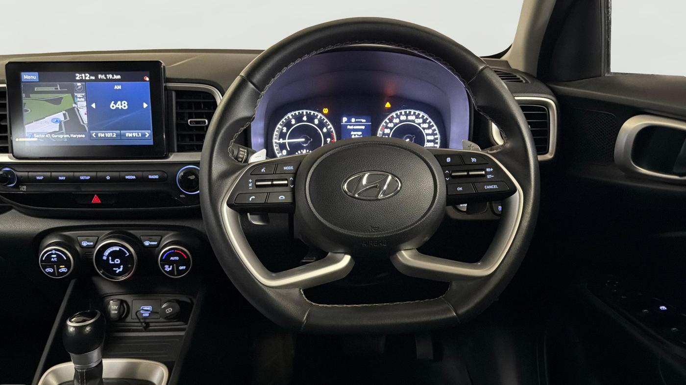 2021 Hyundai VENUE SX PLUS 1.0 TURBO DCT, Petrol, Automatic, 26,008 km, Steering Wheel Close Up