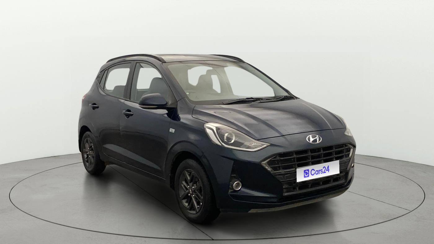 2019 Hyundai GRAND I10 NIOS SPORTZ AMT 1.2 KAPPA VTVT, Petrol, Automatic, 1,13,318 km, Right Front Diagonal