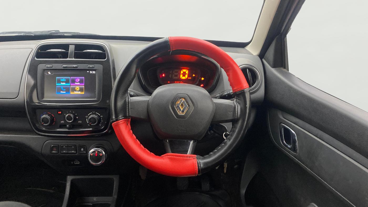 2019 Renault Kwid RXT 1.0 AMT (O), Petrol, Automatic, 59,204 km, Steering Wheel Close Up