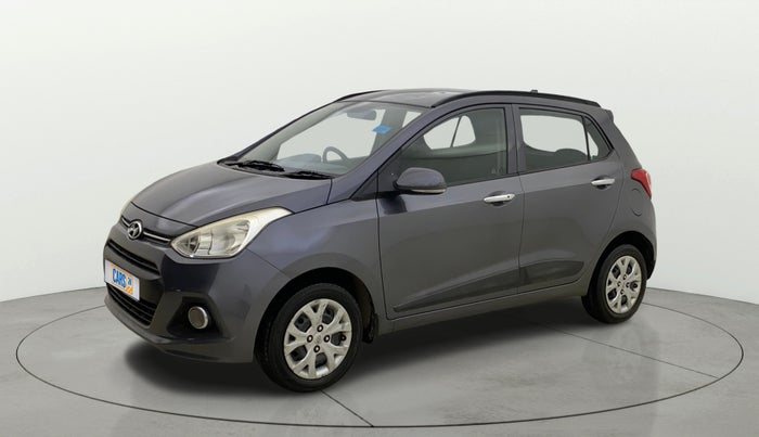 2014 Hyundai Grand i10 SPORTZ 1.2 KAPPA VTVT, Petrol, Manual, 79,858 km, Left Front Diagonal