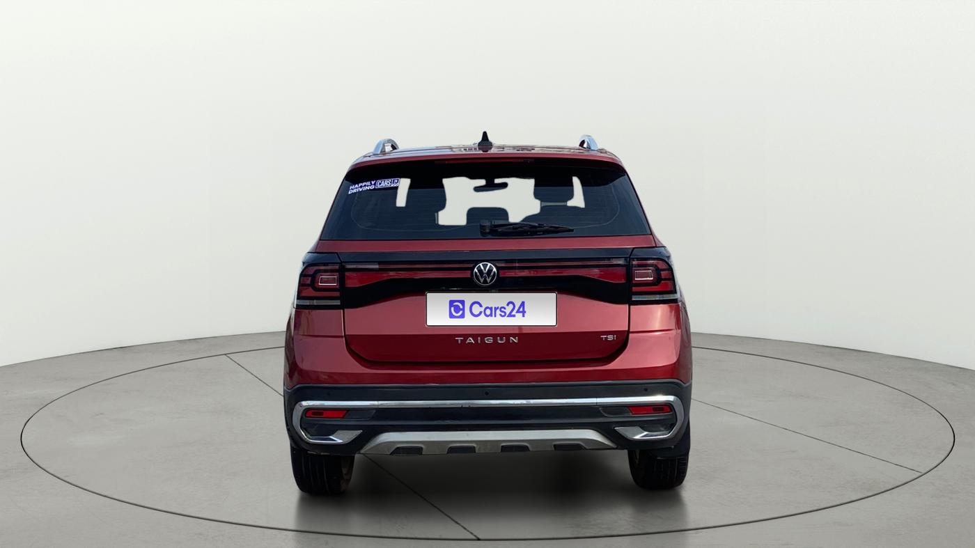 2021 Volkswagen TAIGUN TOPLINE 1.0 TSI MT, Petrol, Manual, 1,02,490 km, Back/Rear