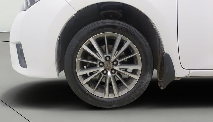 2014 Toyota Corolla Altis VL CVT PETROL, Petrol, Automatic, 47,774 km, Left Front Wheel