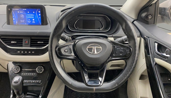 2022 Tata NEXON XZ PLUS (PREMIUM) PETROL, Petrol, Manual, 39,575 km, Steering Wheel Close Up
