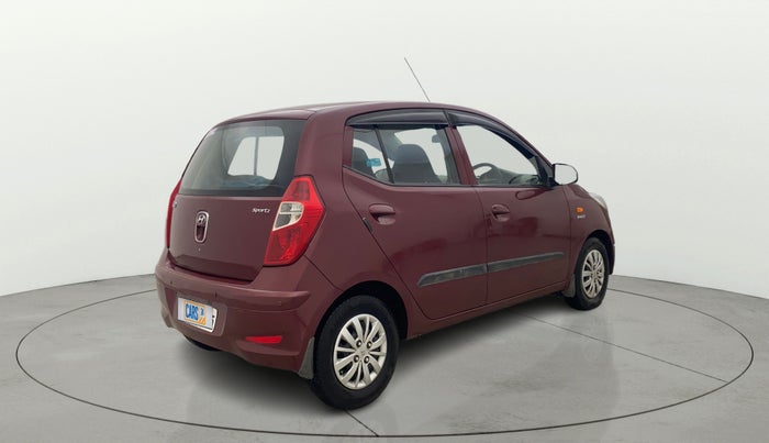 2014 Hyundai i10 SPORTZ 1.1, Petrol, Manual, 68,639 km, Right Back Diagonal