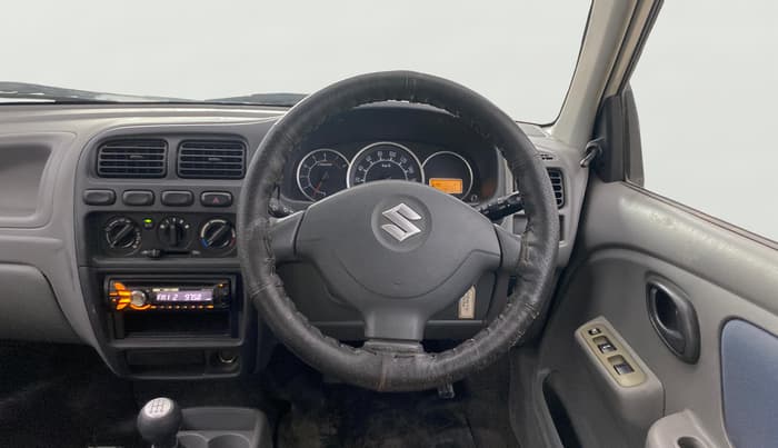 2013 Maruti Alto K10 VXI, Petrol, Manual, 7,648 km, Steering Wheel Close Up