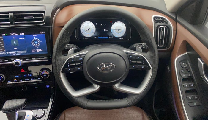2023 Hyundai ALCAZAR PLATINUM(O) 7STR 1.5 AT, Diesel, Automatic, 19,266 km, Steering Wheel Close Up