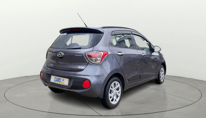 2019 Hyundai Grand i10 SPORTZ 1.2 KAPPA VTVT, Petrol, Manual, 40,088 km, Right Back Diagonal