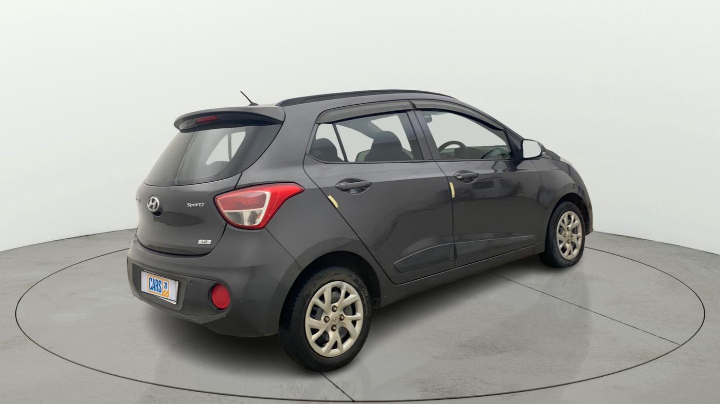 2020 Hyundai Grand i10 SPORTZ 1.2 KAPPA VTVT, Petrol, Manual, 34,779 km, Right Back Diagonal