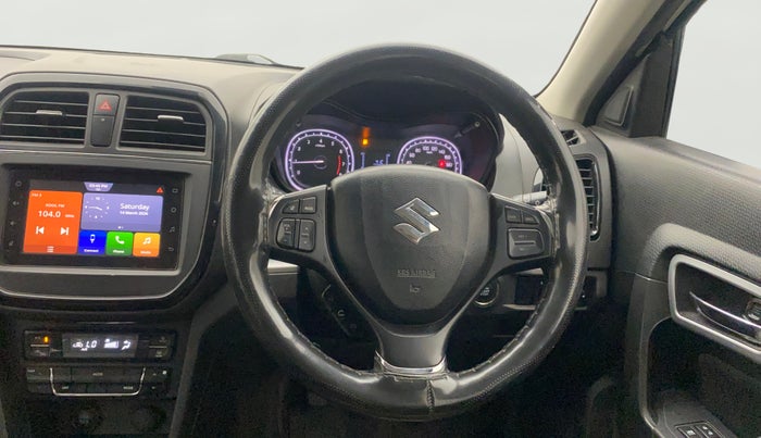 2020 Maruti Vitara Brezza ZXI PLUS, Petrol, Manual, 1,27,630 km, Steering Wheel Close Up
