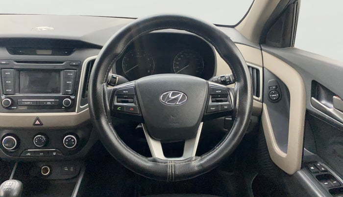 2016 Hyundai Creta S 1.6 PETROL, Petrol, Manual, 1,04,276 km, Steering Wheel Close Up