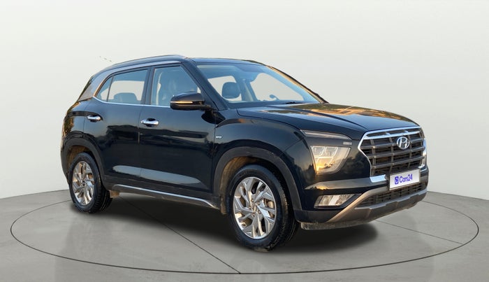 2021 Hyundai Creta SX IVT 1.5 PETROL, Petrol, Automatic, 1,17,569 km, Right Front Diagonal