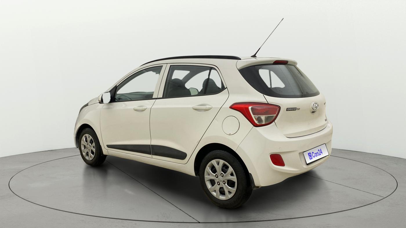 2016 Hyundai Grand i10 SPORTZ 1.2 KAPPA VTVT, Petrol, Manual, 79,998 km, Left Back Diagonal