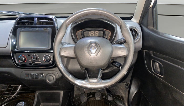 2018 Renault Kwid RXT 1.0 (O), CNG, Manual, 67,703 km, Steering Wheel Close Up