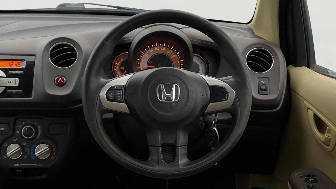 2013 Honda Brio S MT, Petrol, Manual, 27,469 km, Steering Wheel Close Up