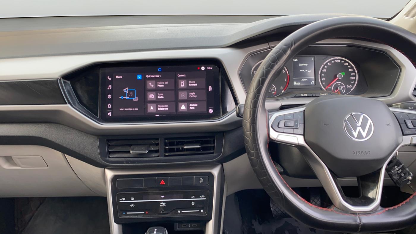 2022 Volkswagen TAIGUN HIGHLINE 1.0 TSI AT, Petrol, Automatic, 56,067 km, Air Conditioner