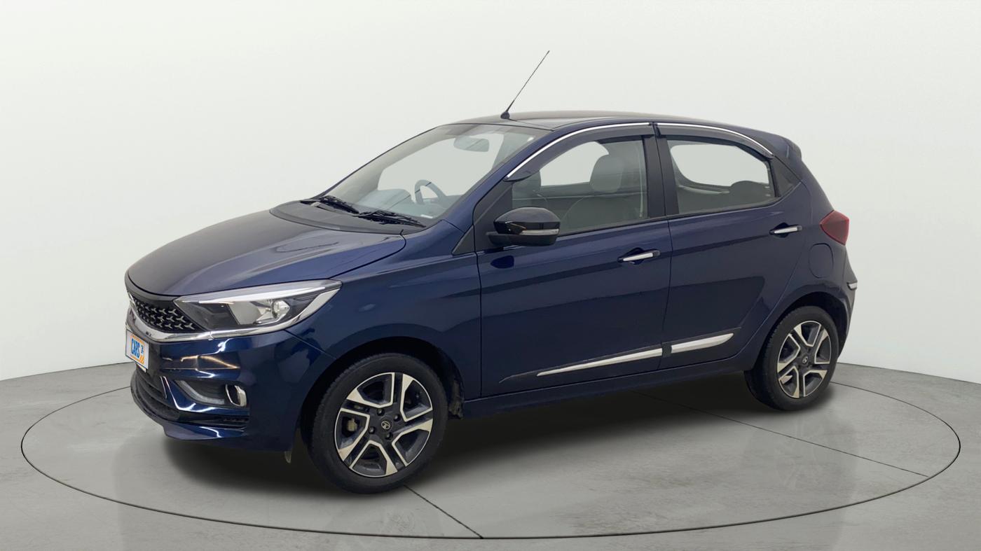 2023 Tata Tiago XZA PLUS PETROL, Petrol, Automatic, 24,278 km, Left Front Diagonal