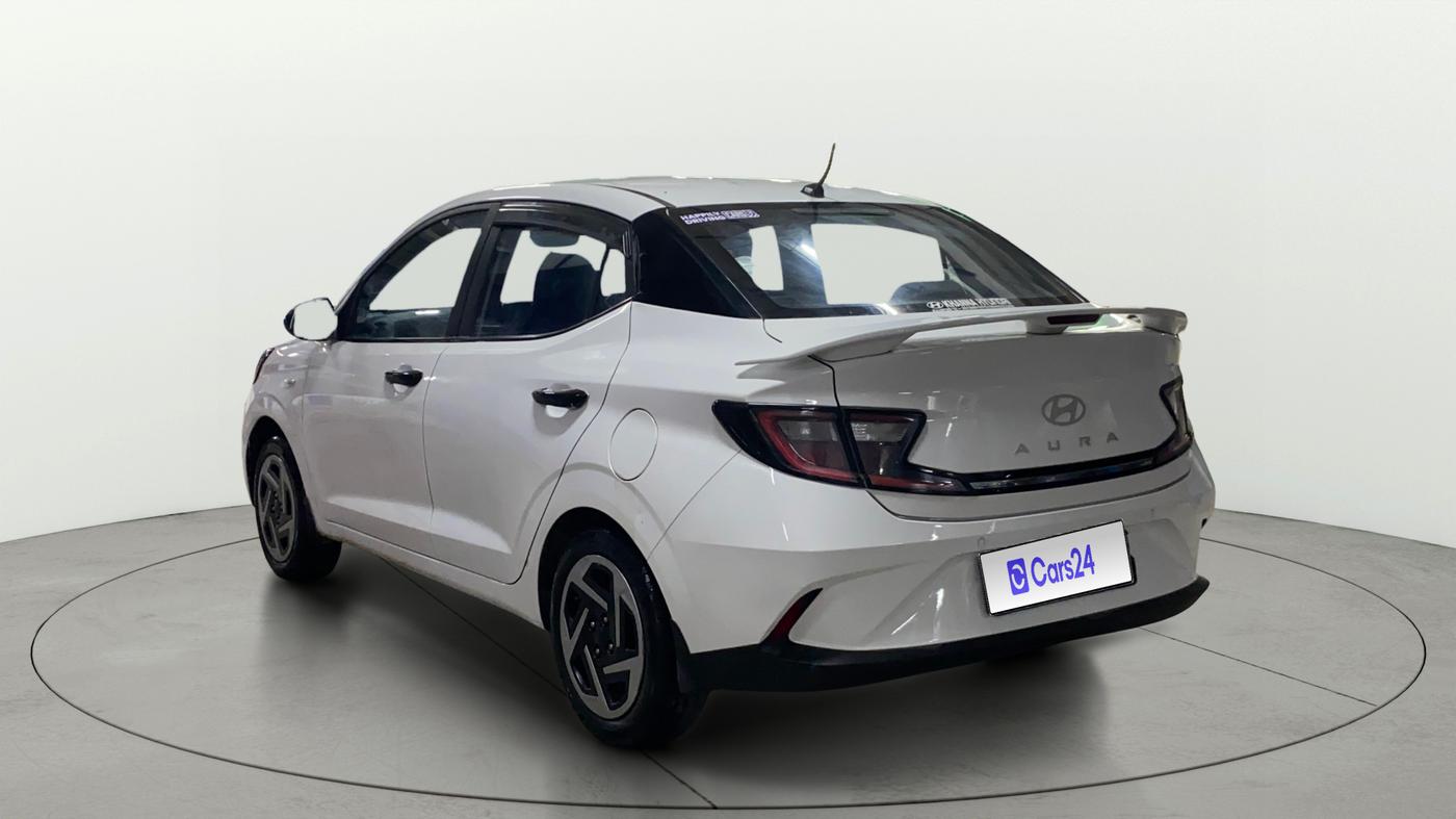 2025 Hyundai AURA S 1.2, CNG, Manual, 23,514 km, Left Back Diagonal