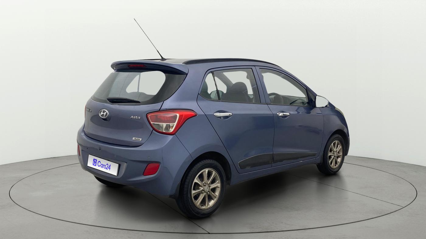 2016 Hyundai Grand i10 ASTA AT 1.2 KAPPA VTVT, Petrol, Automatic, 63,841 km, Right Back Diagonal