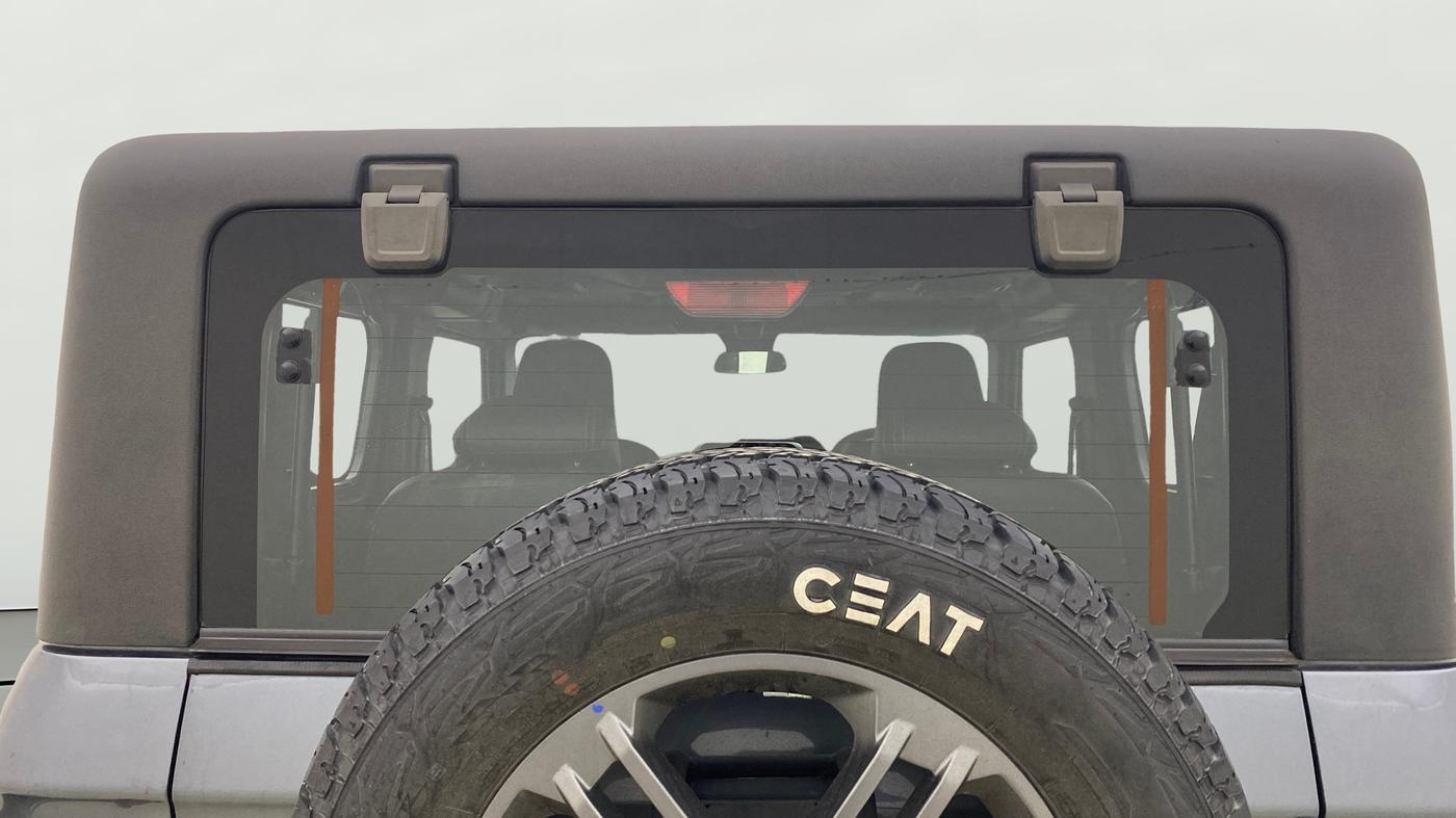2021 Mahindra Thar LX PETROL HT 4WD AT, Petrol, Automatic, 33,928 km, Rear Windshield