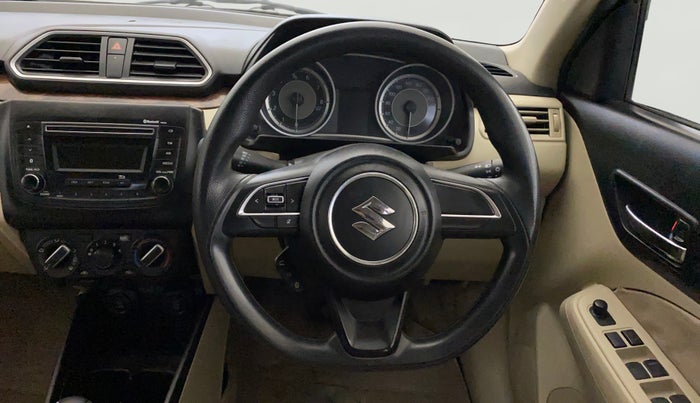 2017 Maruti Dzire VXI AMT, Petrol, Automatic, 33,129 km, Steering Wheel Close Up
