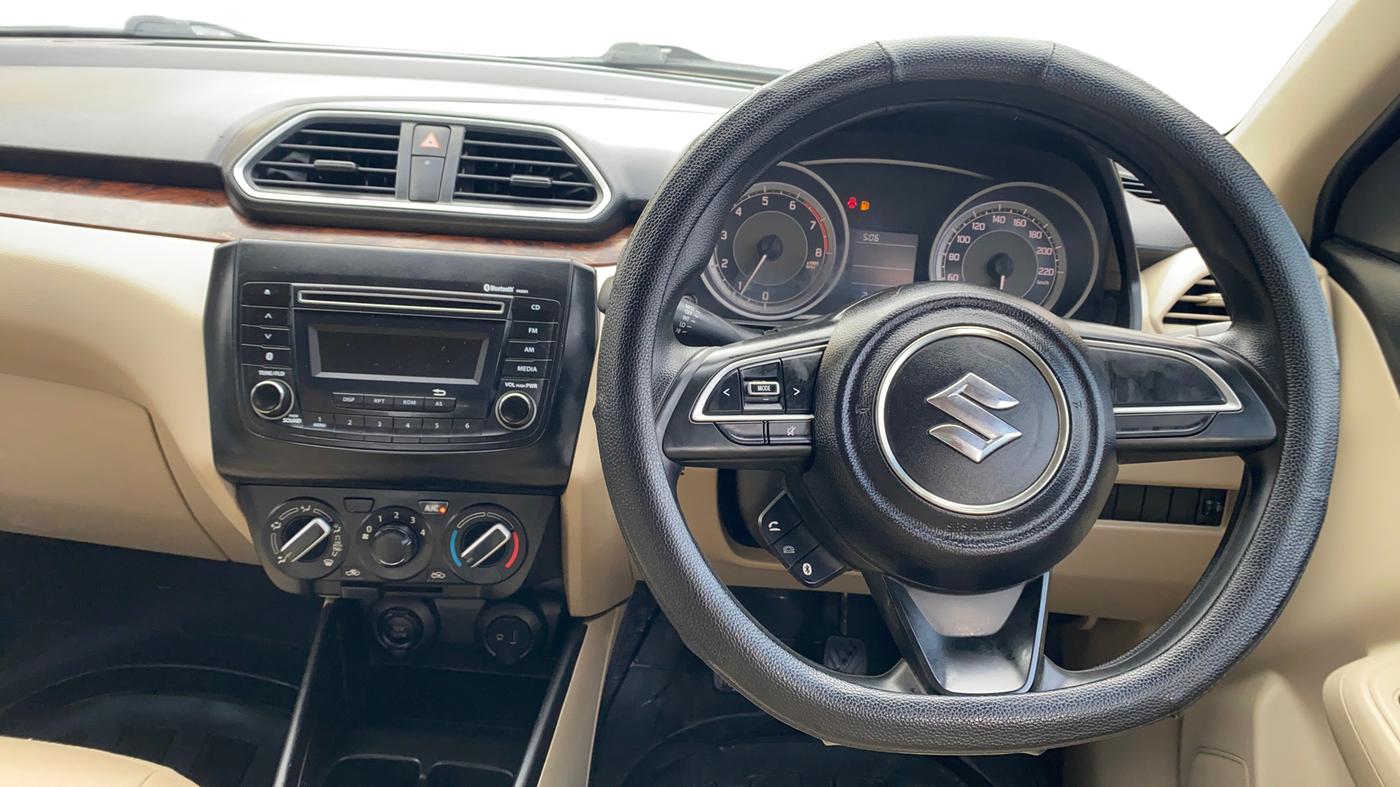 2019 Maruti Dzire VXI, Petrol, Manual, 21,769 km, Steering Wheel Close Up